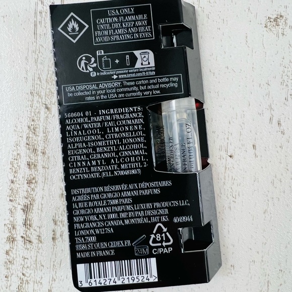 Emperor Armani Men’s Stronger with You Spay Sample - Picture 3 of 3